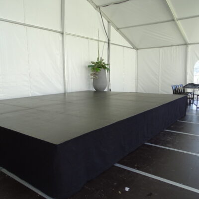 Podium bouw